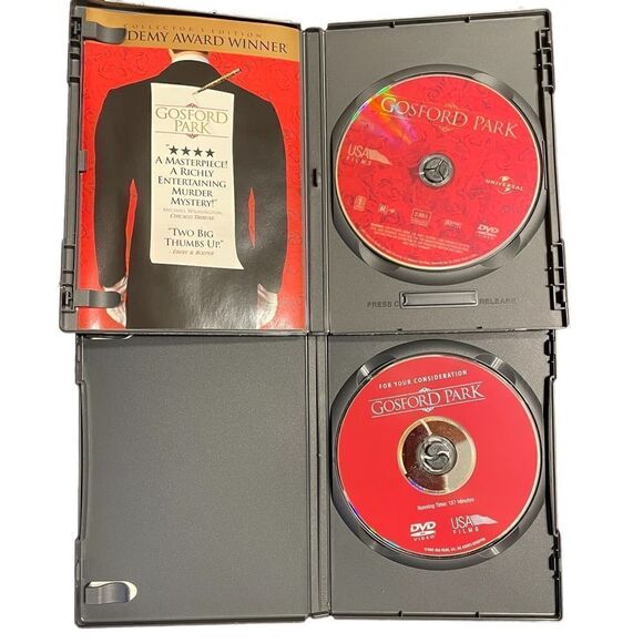 Vintage OSCARS Gosford Park Special Screening and Collectors Edition DVDs - Picture 6 of 6